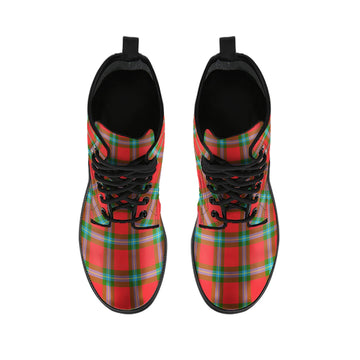 MacLaine (McLaine) Tartan Leather Boots