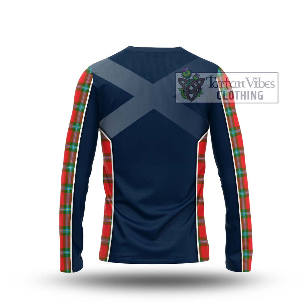 MacLaine (McLaine) Tartan Long Sleeve T-Shirt with Family Crest and Lion Rampant Vibes Sport Style - Tartan Vibes Clothing