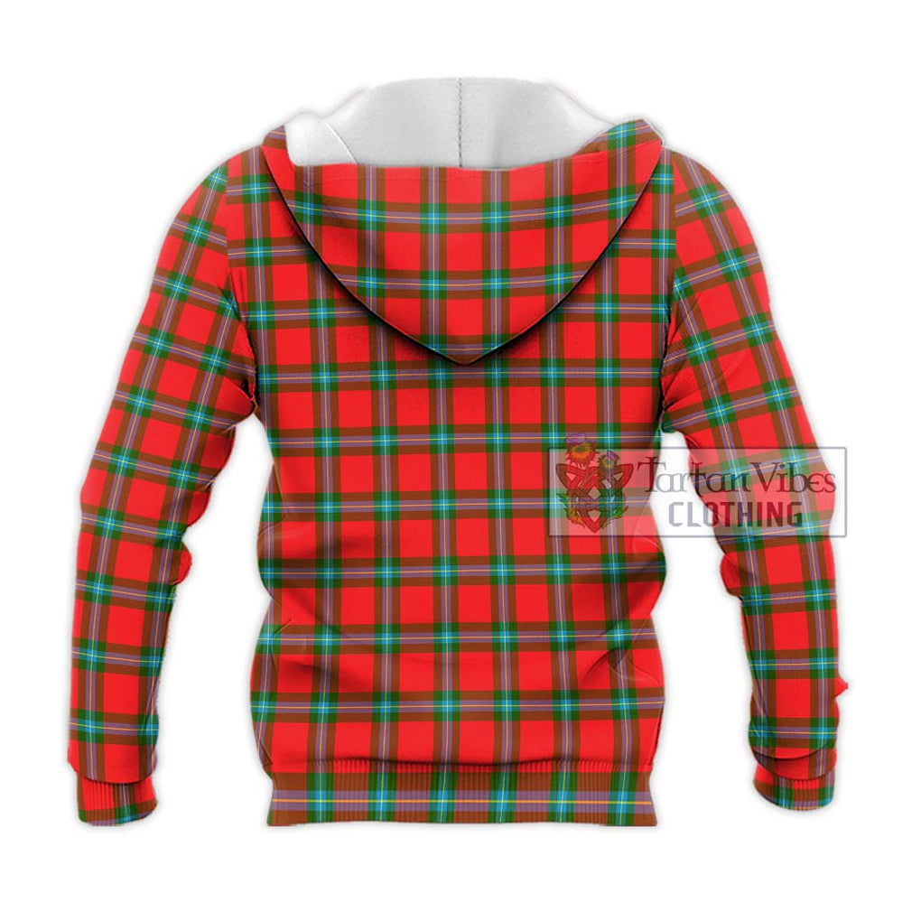 MacLaine (McLaine) Tartan Knitted Hoodie with Family Crest DNA In Me Style - Tartanvibesclothing Shop