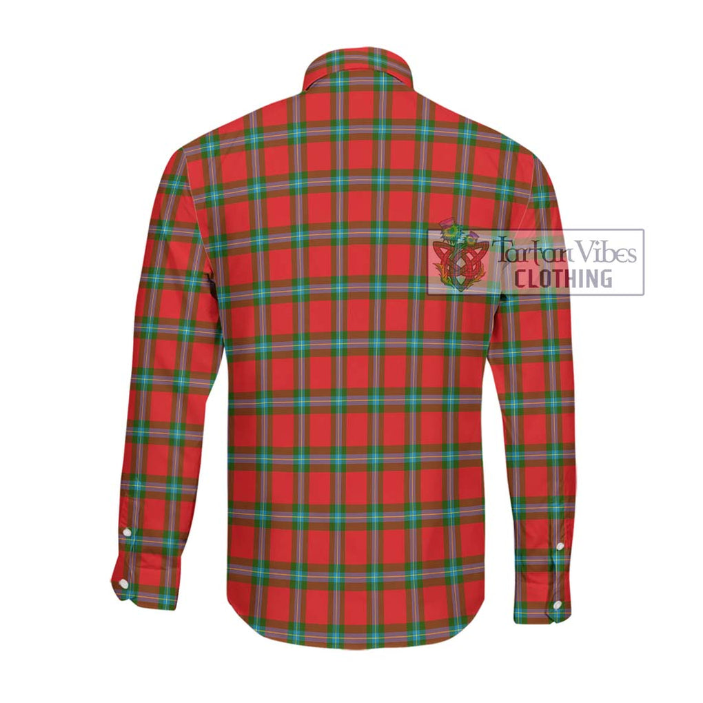 MacLaine (McLaine) Tartan Long Sleeve Button Shirt with Family Crest DNA In Me Style - Tartanvibesclothing Shop