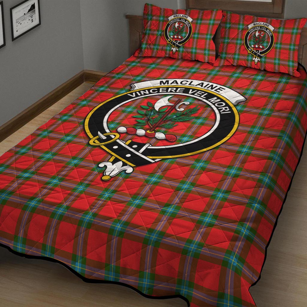 MacLaine (McLaine) Tartan Quilt Bed Set with Family Crest - Tartan Vibes Clothing