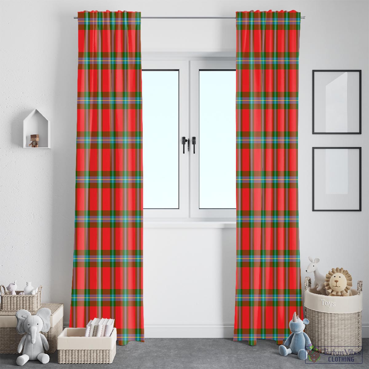 MacLaine of Loch Buie Tartan Window Curtain