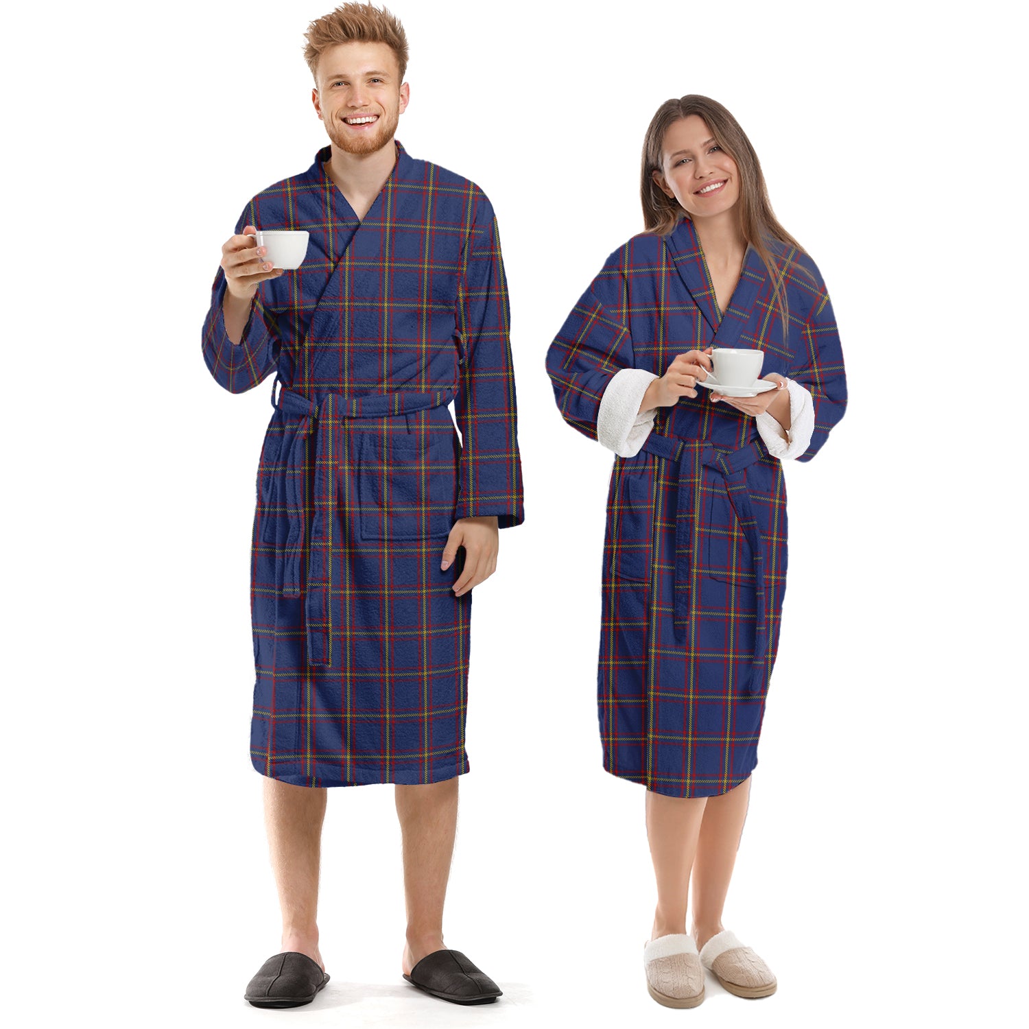 MacLaine of Lochbuie Tartan Bathrobe Unisex S - Tartan Vibes Clothing