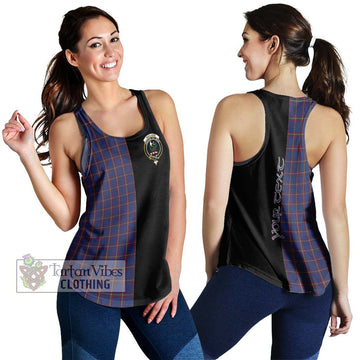 MacLaine of Lochbuie Tartan Women's Racerback Tanks with Family Crest and Half Of Me Style