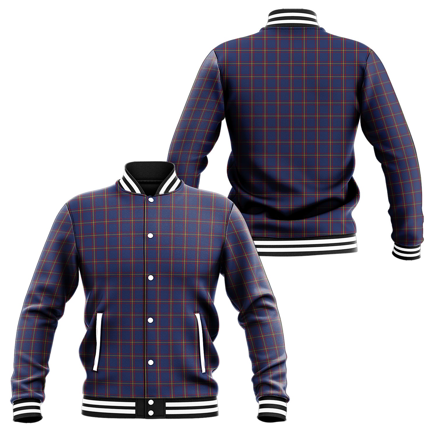 MacLaine of Lochbuie Tartan Baseball Jacket Unisex - Tartan Vibes Clothing