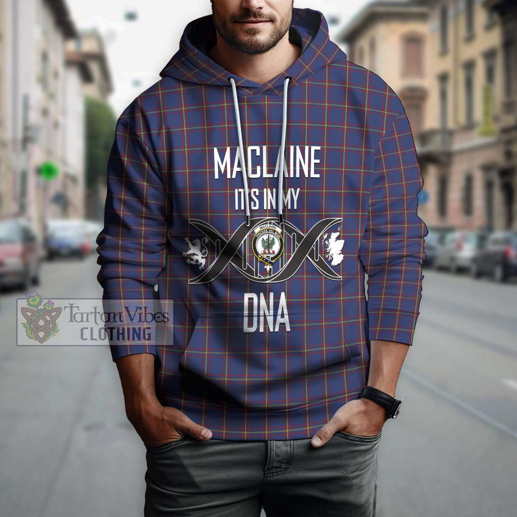 MacLaine of Lochbuie Tartan Hoodie with Family Crest DNA In Me Style Pullover Hoodie - Tartanvibesclothing Shop