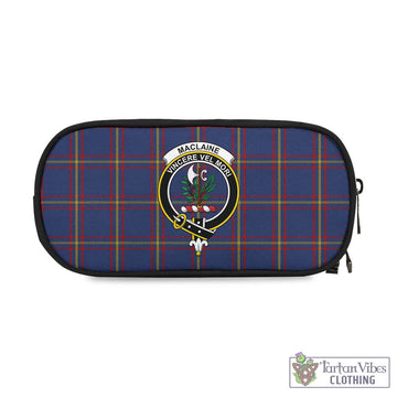 MacLaine of Lochbuie Tartan Pen and Pencil Case with Family Crest