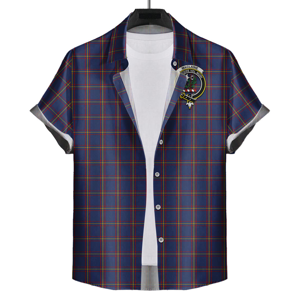 maclaine-of-lochbuie-tartan-short-sleeve-button-down-shirt-with-family-crest