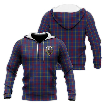 MacLaine of Lochbuie Tartan Knitted Hoodie with Family Crest