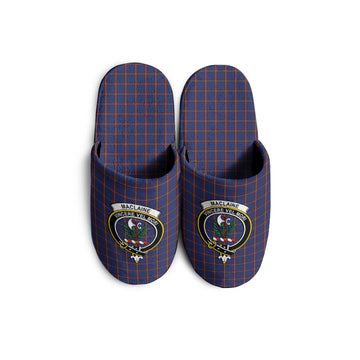 MacLaine of Lochbuie Tartan Home Slippers with Family Crest