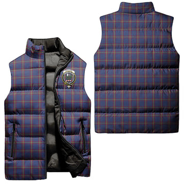 MacLaine of Lochbuie Tartan Sleeveless Puffer Jacket with Family Crest