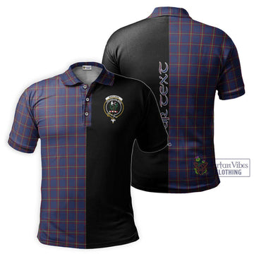 MacLaine of Lochbuie Tartan Polo Shirt with Family Crest and Half Of Me Style