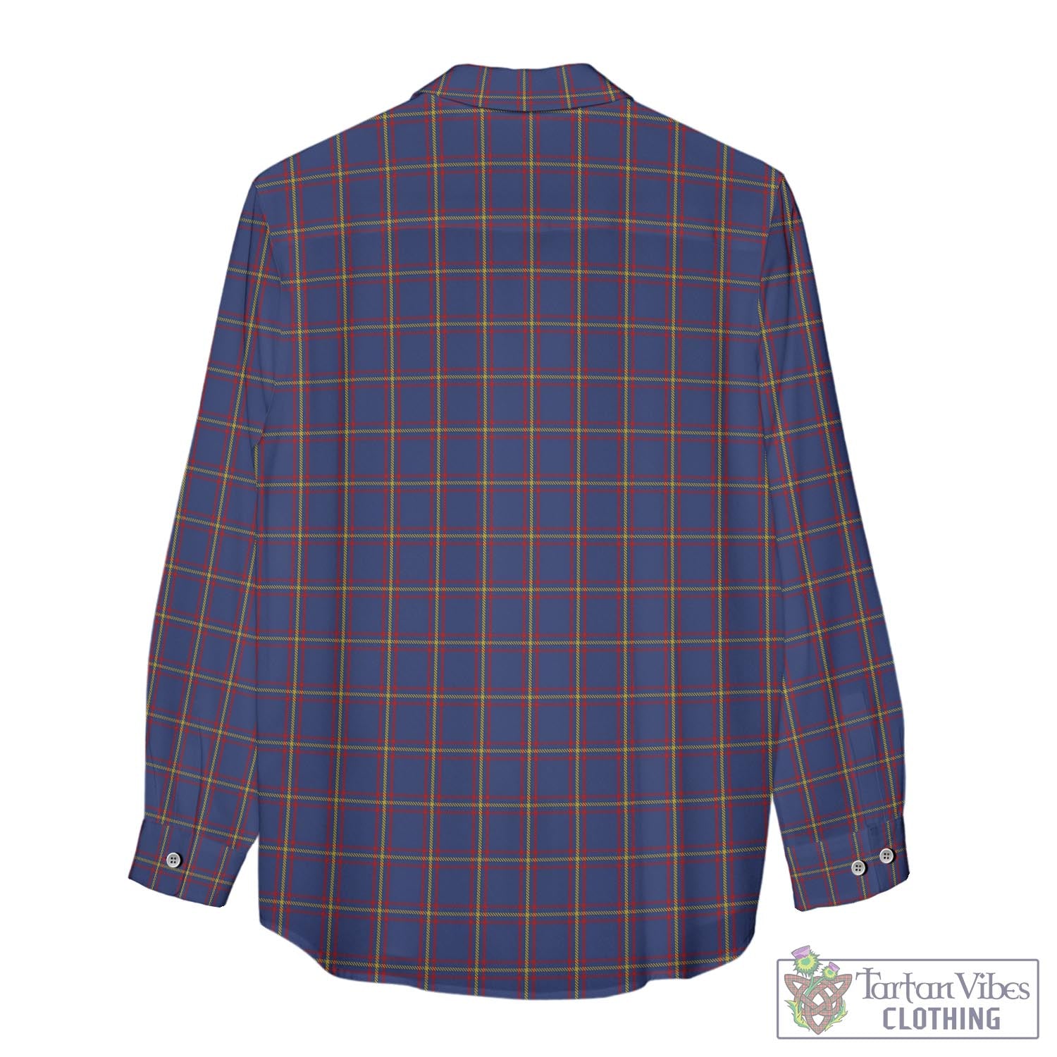 Tartan Vibes Clothing MacLaine of Lochbuie Tartan Womens Casual Shirt with Family Crest