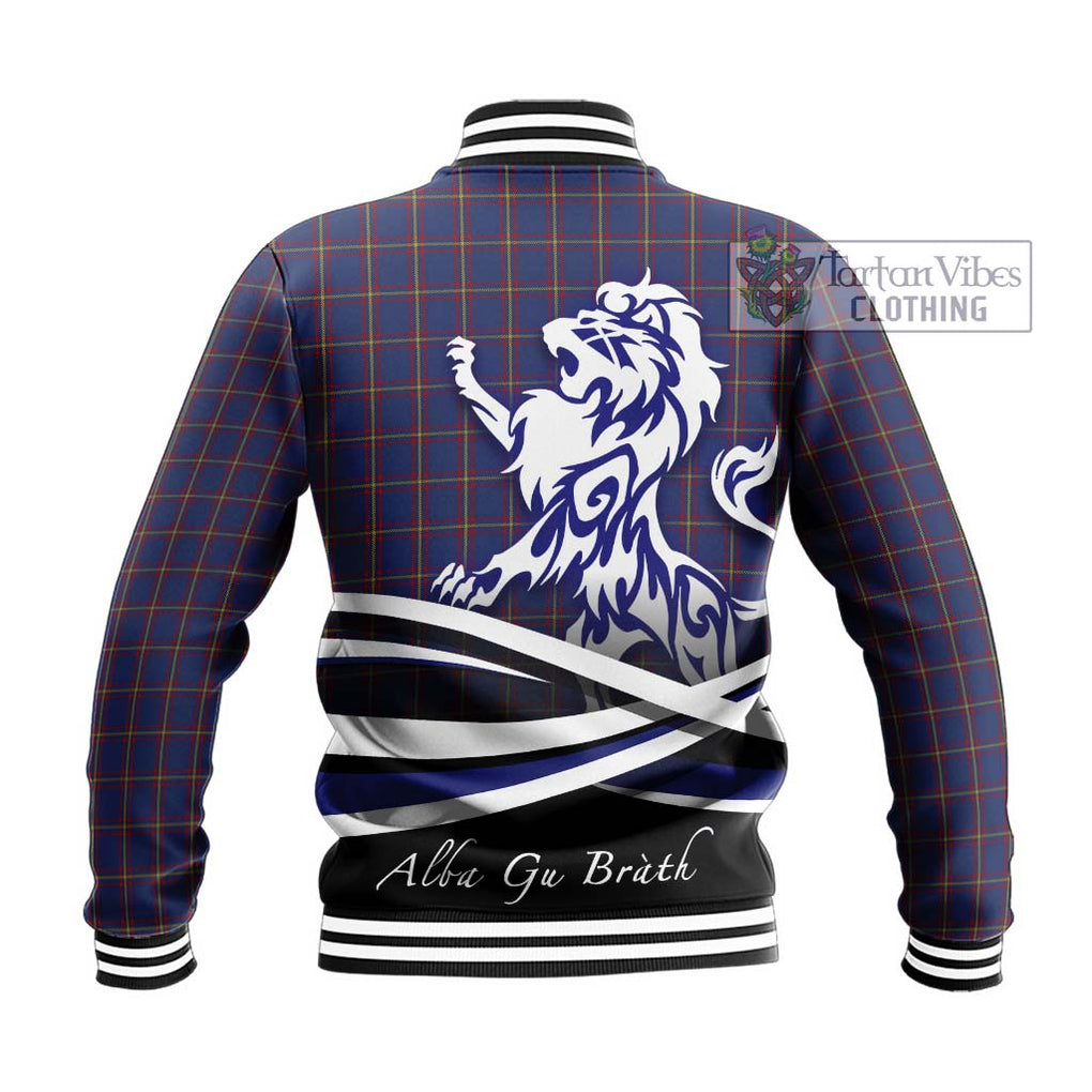 MacLaine of Lochbuie Tartan Baseball Jacket with Alba Gu Brath Regal Lion Emblem - Tartanvibesclothing Shop