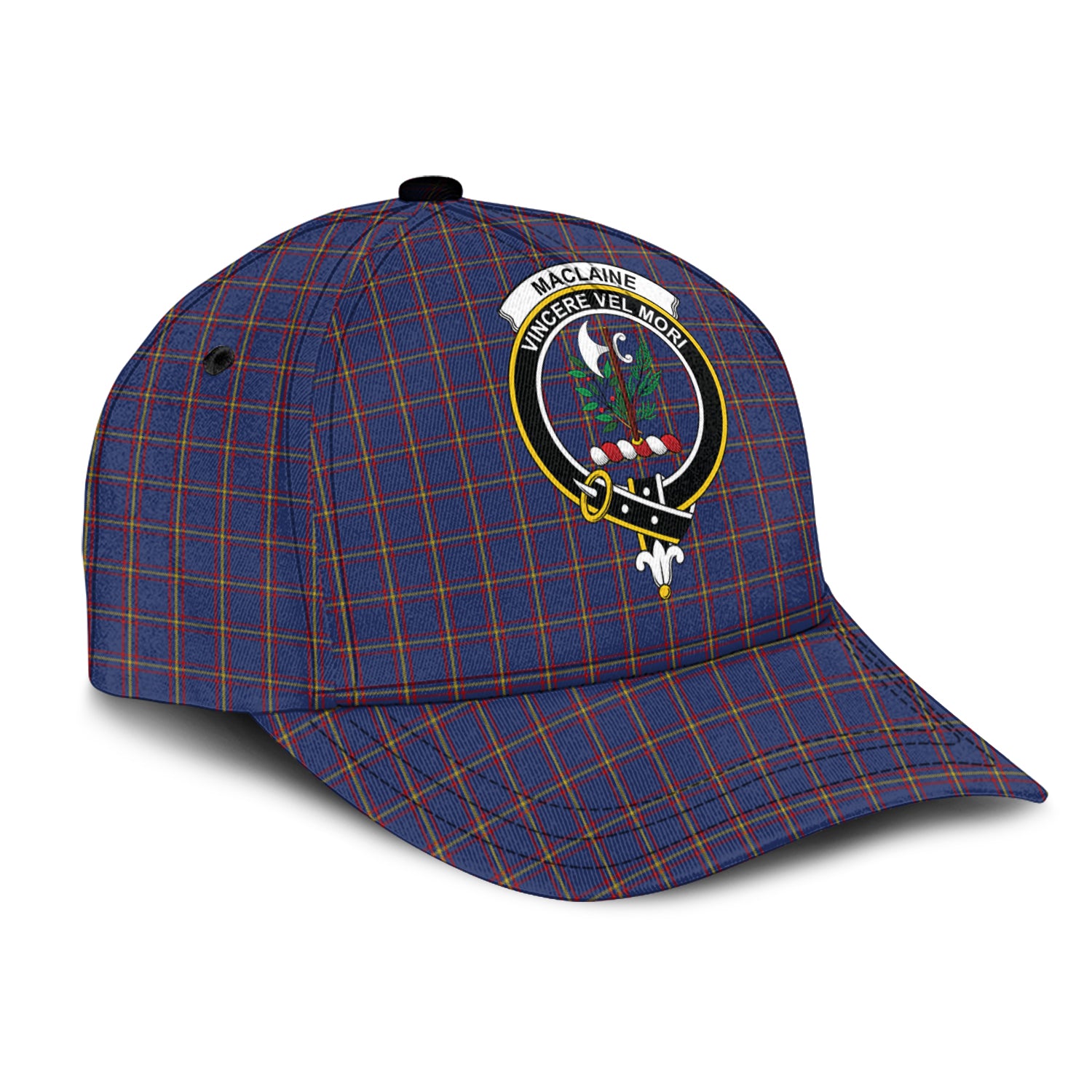 MacLaine of Lochbuie Tartan Classic Cap with Family Crest - Tartan Vibes Clothing