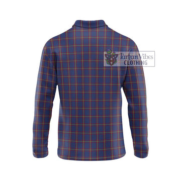 MacLaine of Lochbuie Tartan Long Sleeve Polo Shirt with Family Crest DNA In Me Style