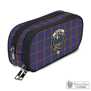 MacLaine of Lochbuie Tartan Pen and Pencil Case with Family Crest