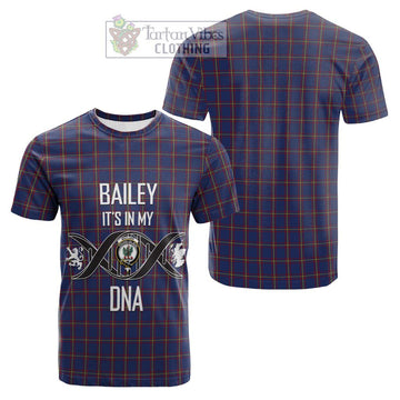 MacLaine of Lochbuie Tartan Cotton T-shirt with Family Crest DNA In Me Style