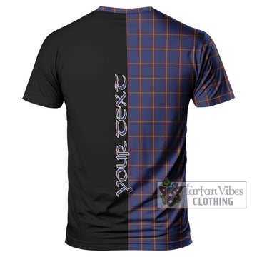 MacLaine of Lochbuie Tartan T-Shirt with Family Crest and Half Of Me Style