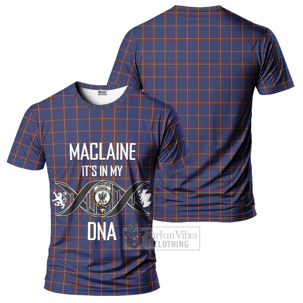 MacLaine of Lochbuie Tartan T-Shirt with Family Crest DNA In Me Style - Tartan Vibes Clothing