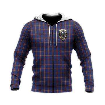 MacLaine of Lochbuie Tartan Knitted Hoodie with Family Crest