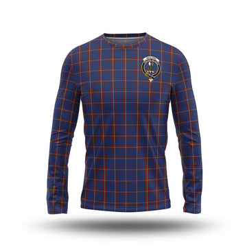 MacLaine of Lochbuie Tartan Long Sleeve T-Shirt with Family Crest