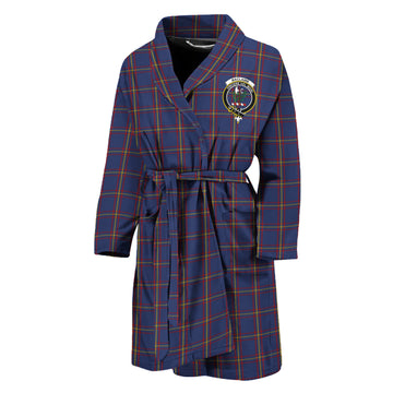 MacLaine of Lochbuie Tartan Bathrobe with Family Crest