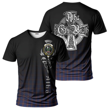 MacLaine of Lochbuie Tartan T-Shirt Featuring Alba Gu Brath Family Crest Celtic Inspired