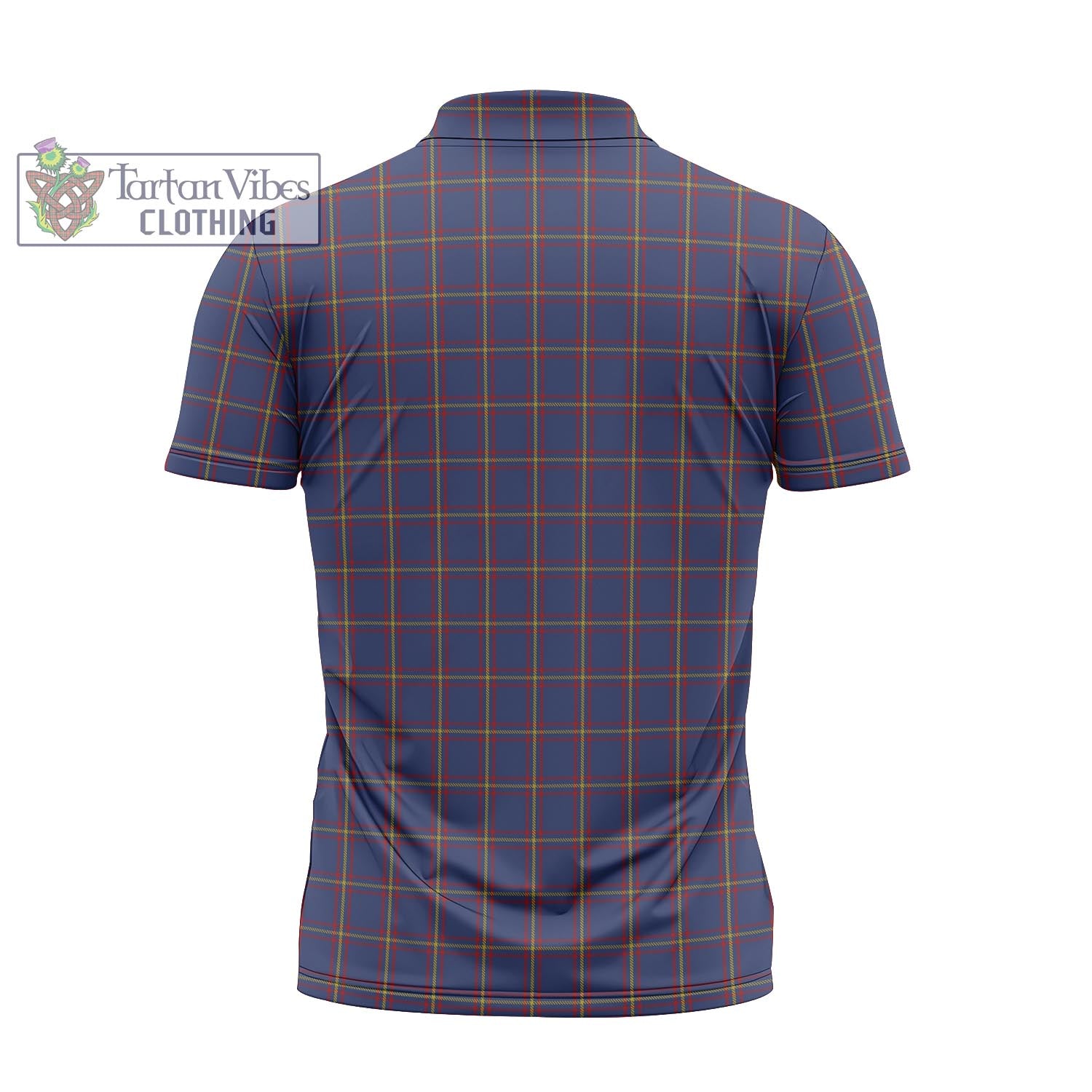 Tartan Vibes Clothing MacLaine of Lochbuie Tartan Zipper Polo Shirt with Family Crest