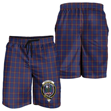 MacLaine of Lochbuie Tartan Mens Shorts with Family Crest