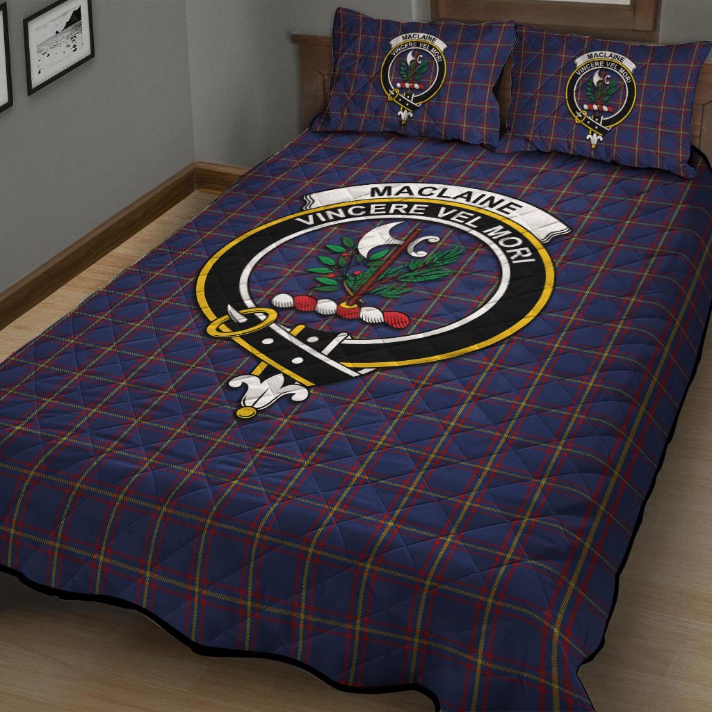 MacLaine of Lochbuie Tartan Quilt Bed Set with Family Crest - Tartan Vibes Clothing