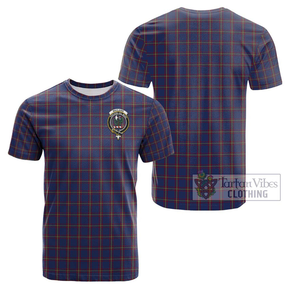 MacLaine of Lochbuie Tartan Cotton T-Shirt with Family Crest Kid's Shirt - Tartanvibesclothing Shop