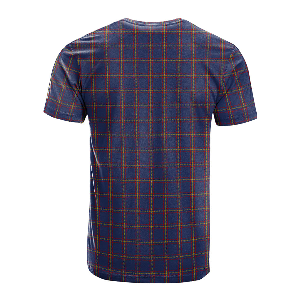 MacLaine of Lochbuie Tartan T-Shirt with Family Crest - Tartan Vibes Clothing