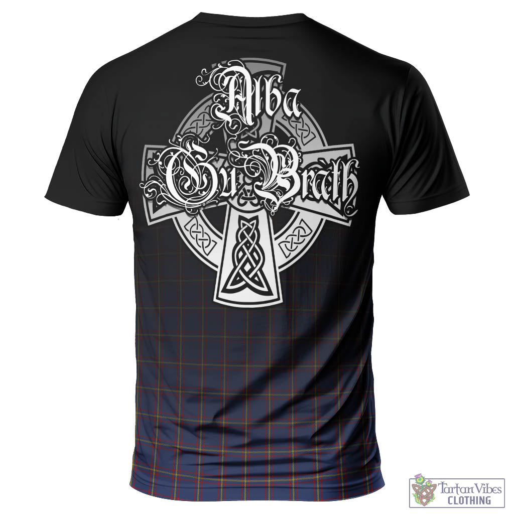 Tartan Vibes Clothing MacLaine of Lochbuie Tartan T-Shirt Featuring Alba Gu Brath Family Crest Celtic Inspired