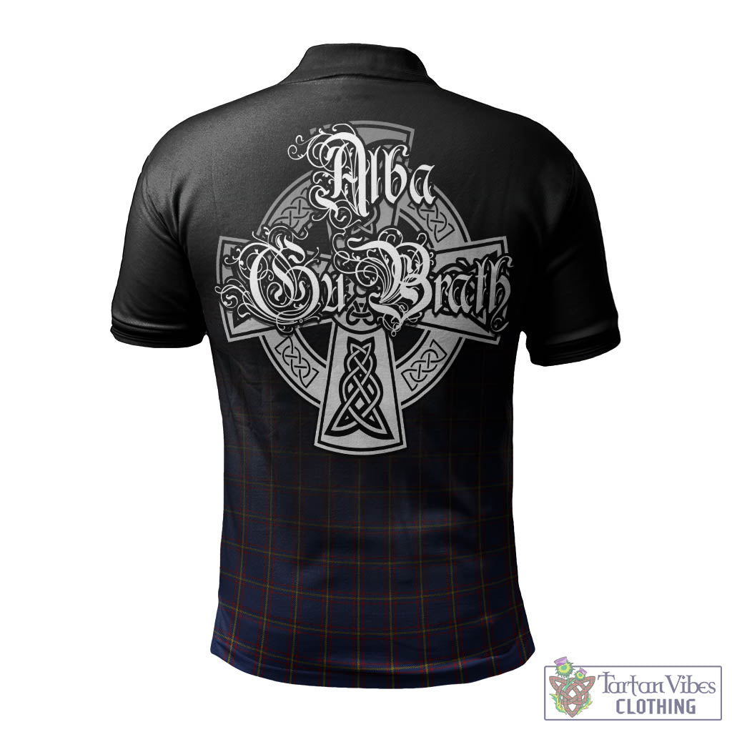 Tartan Vibes Clothing MacLaine of Lochbuie Tartan Polo Shirt Featuring Alba Gu Brath Family Crest Celtic Inspired