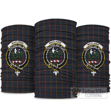 MacLaine of Lochbuie Hunting Tartan Neck Gaiters, Tartan Bandanas, Tartan Head Band with Family Crest