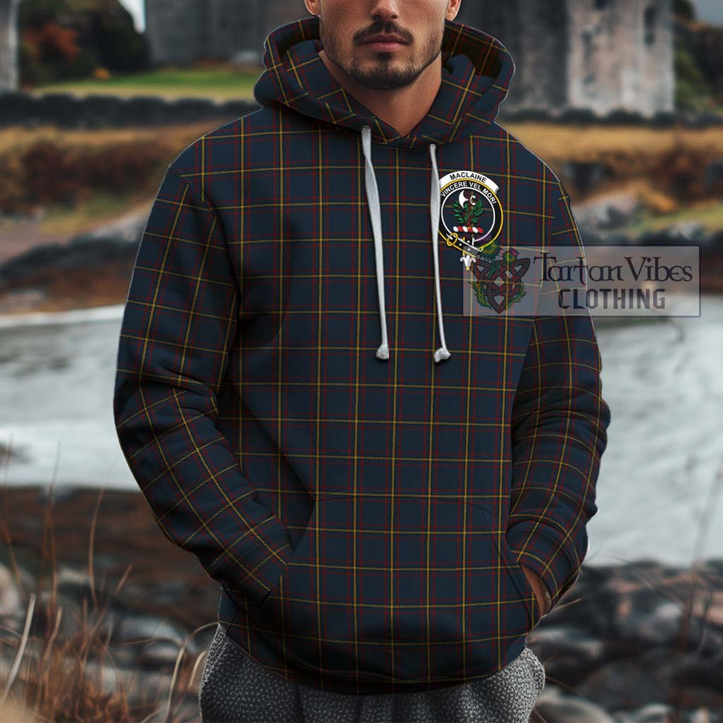 MacLaine of Lochbuie Hunting Tartan Cotton Hoodie with Family Crest Pullover Hoodie XS - Tartan Vibes Clothing