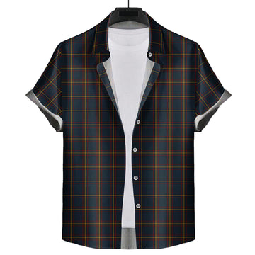 MacLaine of Lochbuie Hunting Tartan Short Sleeve Button Down Shirt