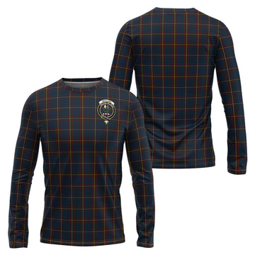 MacLaine of Lochbuie Hunting Tartan Long Sleeve T-Shirt with Family Crest