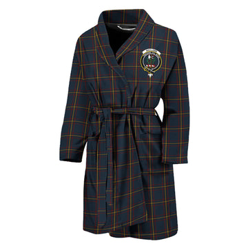 MacLaine of Lochbuie Hunting Tartan Bathrobe with Family Crest