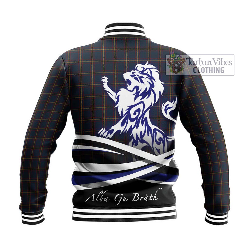 MacLaine of Lochbuie Hunting Tartan Baseball Jacket with Alba Gu Brath Regal Lion Emblem - Tartanvibesclothing Shop