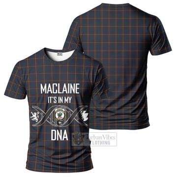 MacLaine of Lochbuie Hunting Tartan T-Shirt with Family Crest DNA In Me Style