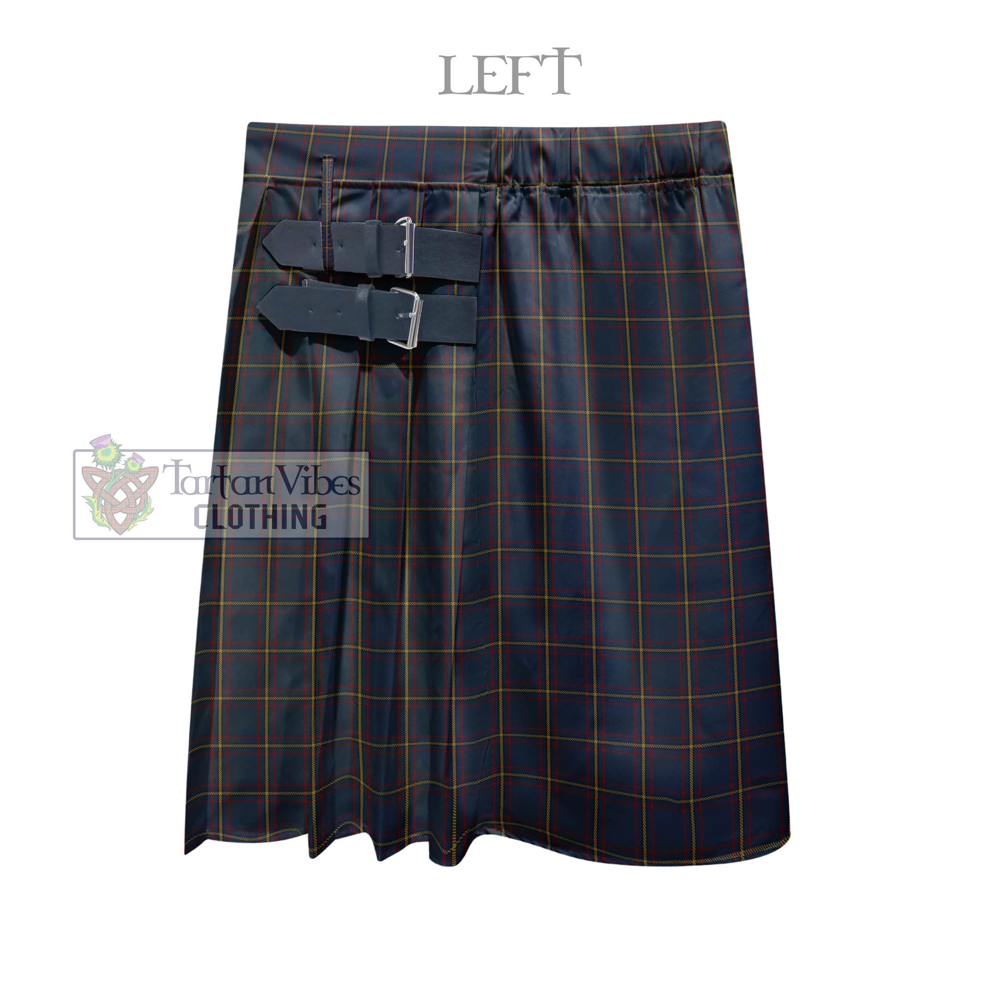 Tartan Vibes Clothing MacLaine of Lochbuie Hunting Tartan Men's Pleated Skirt - Fashion Casual Retro Scottish Style
