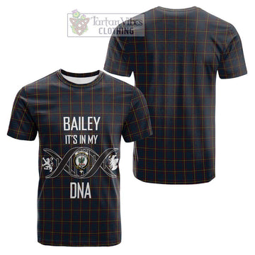 MacLaine of Lochbuie Hunting Tartan Cotton T-shirt with Family Crest DNA In Me Style