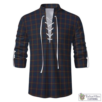 MacLaine of Lochbuie Hunting Tartan Men's Scottish Traditional Jacobite Ghillie Kilt Shirt