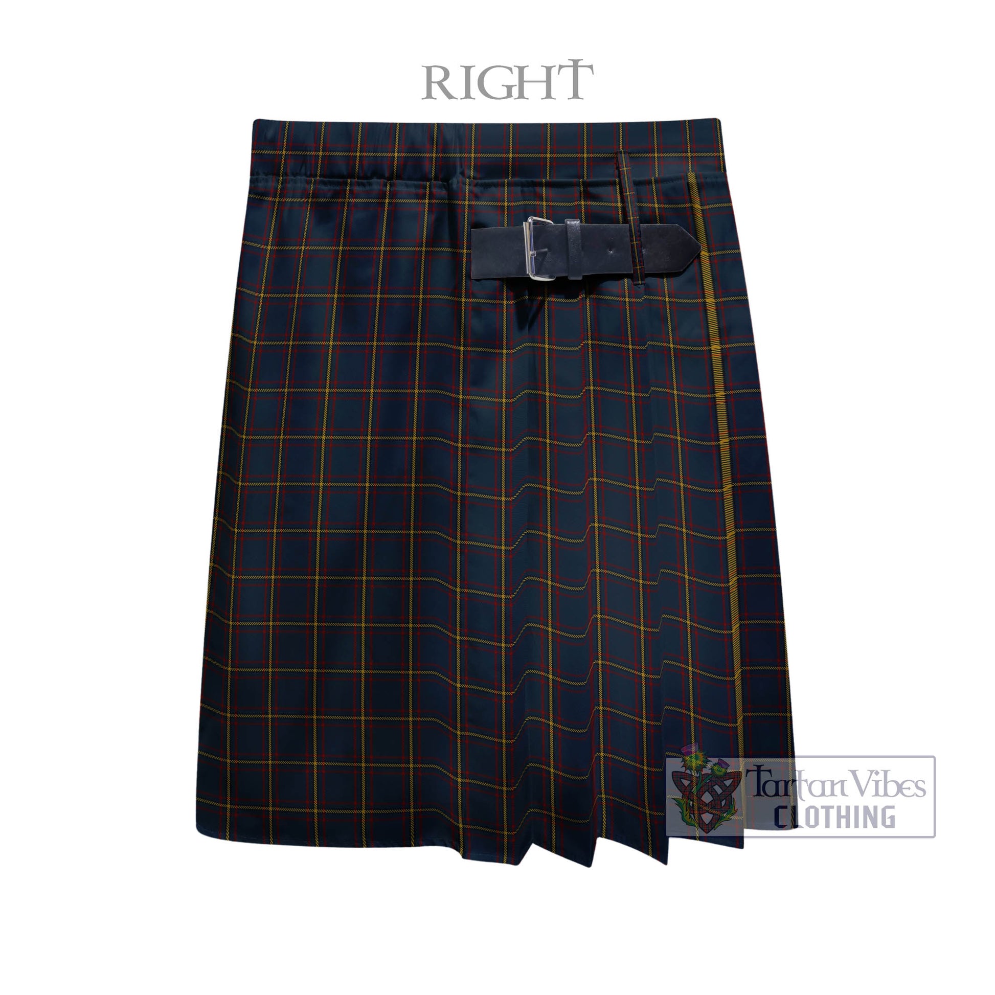 Tartan Vibes Clothing MacLaine of Lochbuie Hunting Tartan Men's Pleated Skirt - Fashion Casual Retro Scottish Style