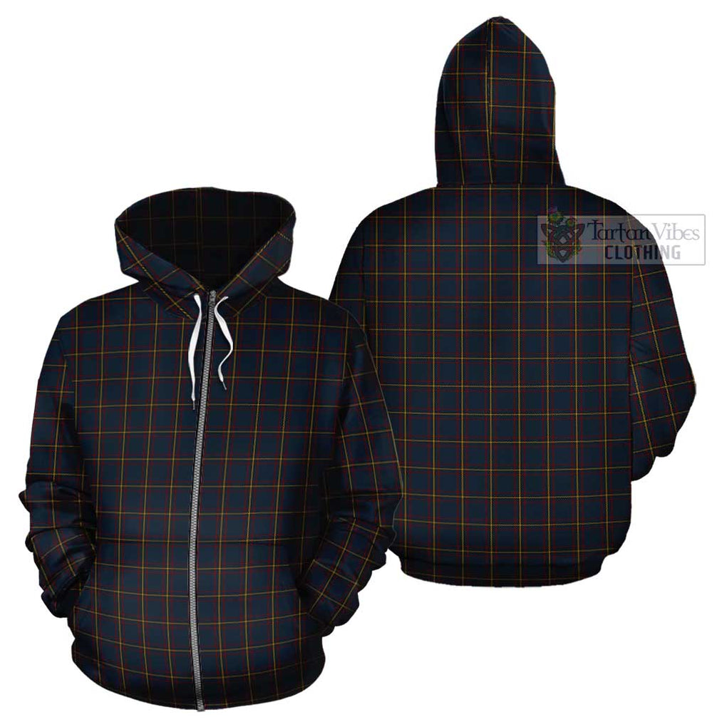 MacLaine of Lochbuie Hunting Tartan Cotton Hoodie Zip Hoodie - Tartan Vibes Clothing