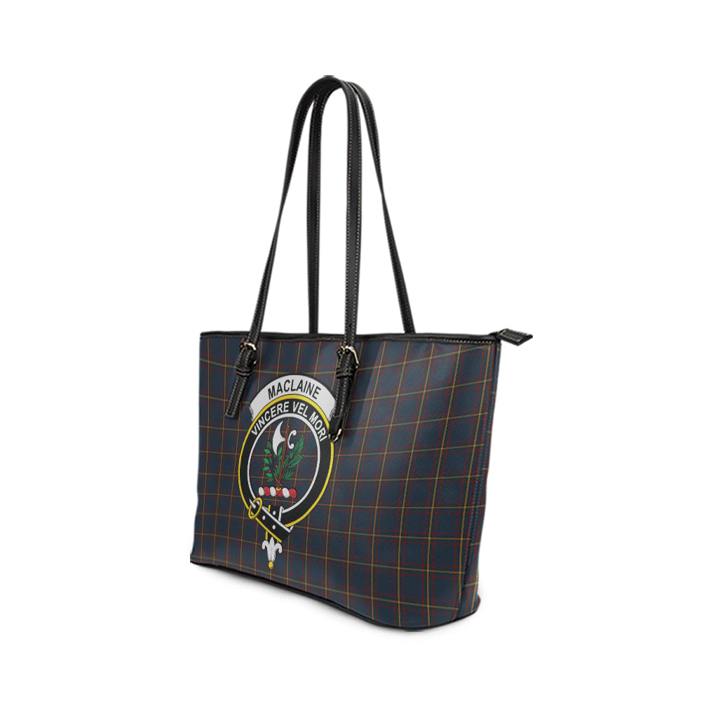 maclaine-of-lochbuie-hunting-tartan-leather-tote-bag-with-family-crest