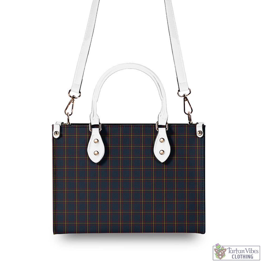 Tartan Vibes Clothing MacLaine of Lochbuie Hunting Tartan Luxury Leather Handbags