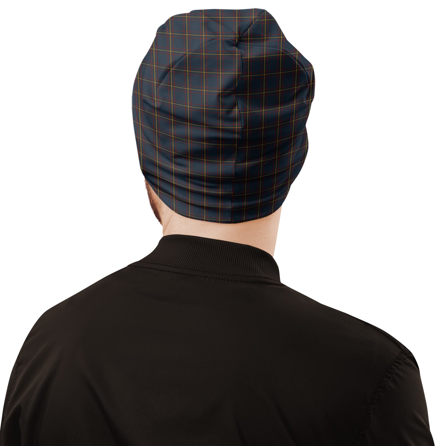 MacLaine of Lochbuie Hunting Tartan Beanies Hat with Family Crest - Tartan Vibes Clothing